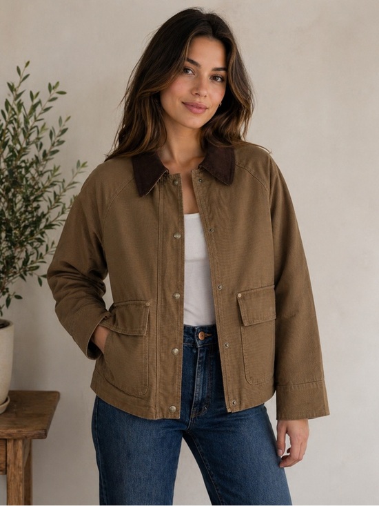 Levi's Jackets & Blazers - Levi's Canvas Jacket, 100% Cotton, Zipper & Snap Closure, Patch Pockets, New NWT